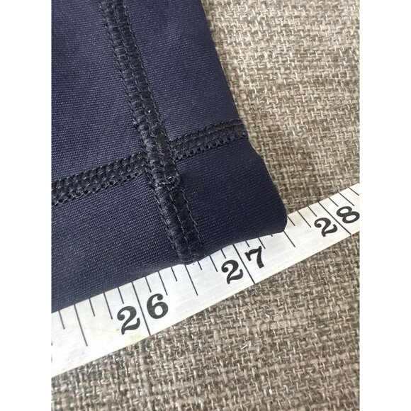 Fila Sport Performance Womens Athletic Leggings Large Black & Blue Workout - Picture 7 of 7